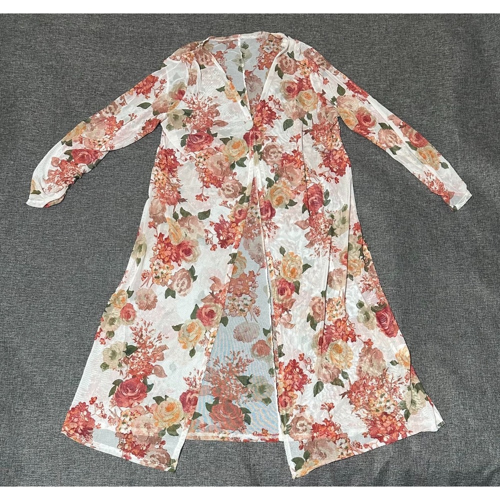 TGM New York Women's 3X Floral Kimono‎